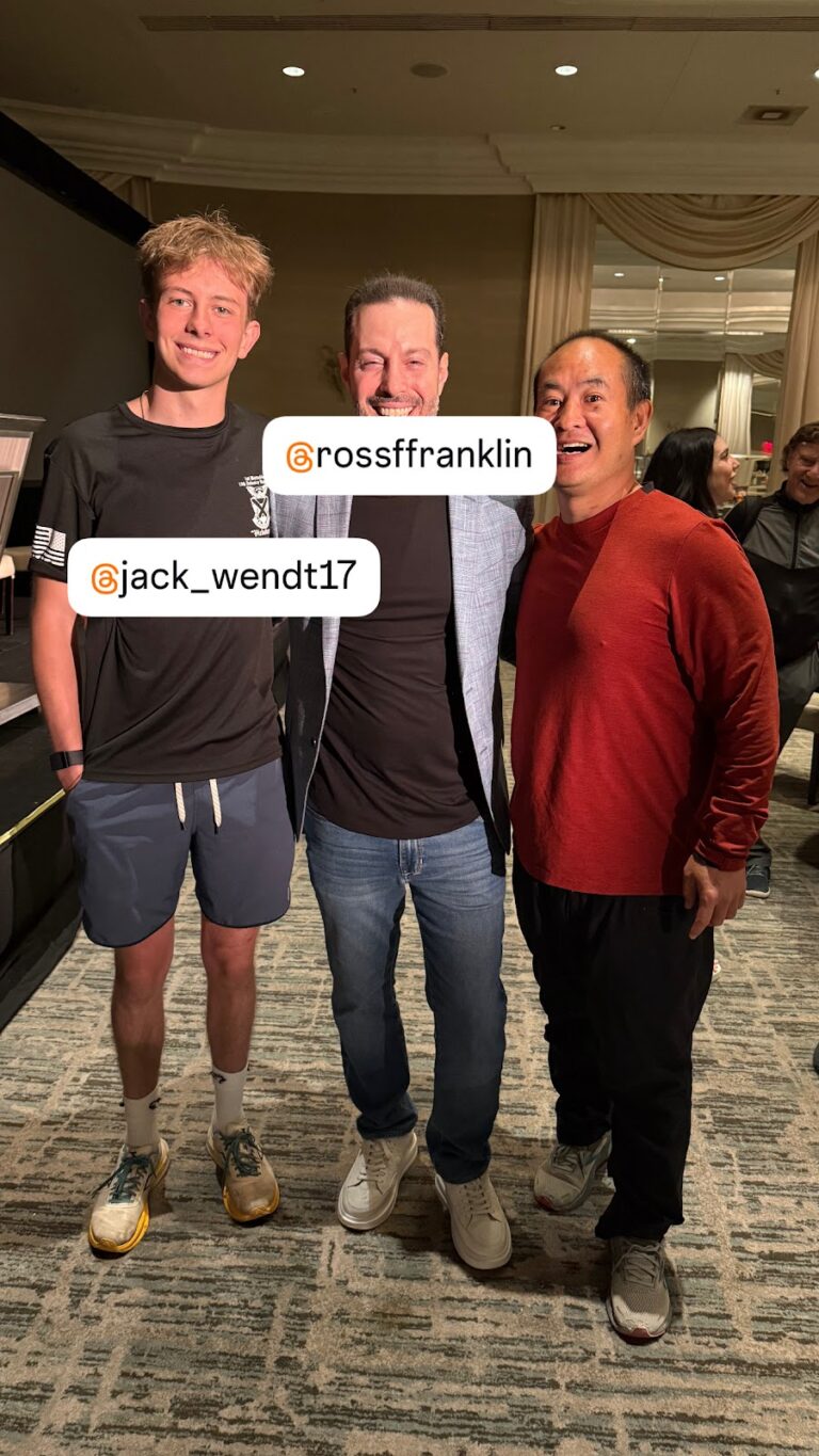 Ross Franklin with Jack Wendt and Dennis Yu at the June 2025 Pure Green gathering