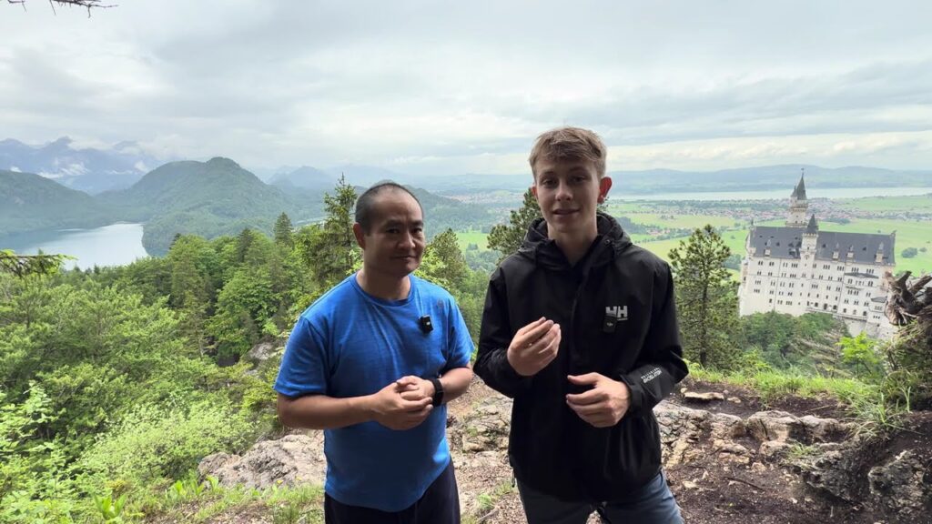 Jack Wendt and Dennis Yu at Neuschwanstein talking real influence
